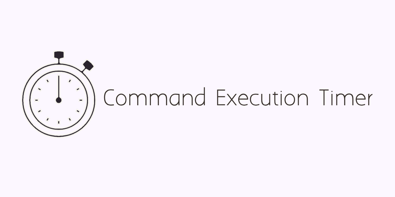 Command Execution Timer splash card